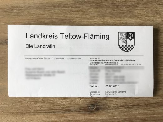 Die Eingangsbestätigung