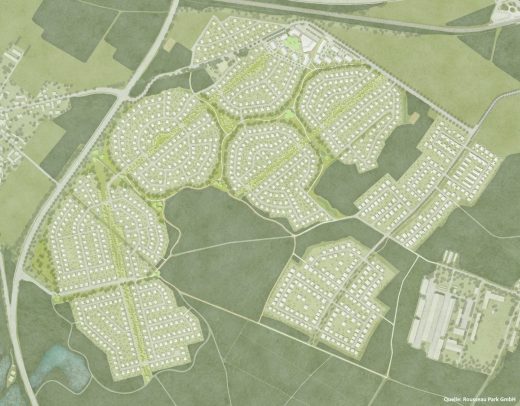 Übersichtsplan des Rousseau Park