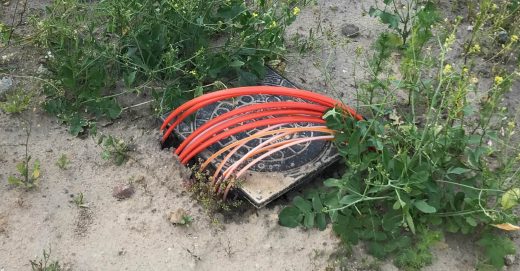 FTTH Glasfasern von Telekom und DNS:NET