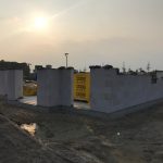 Erdgeschoss Maurerarbeiten Tag 2