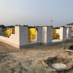 Erdgeschoss Maurerarbeiten Tag 2