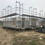 Erdgeschoss Maurerarbeiten Tag 4