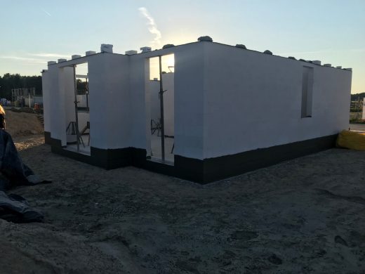 Erdgeschoss Maurerarbeiten Tag 4